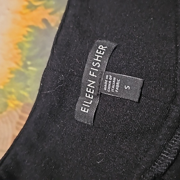 Eileen Fisher Black Pants Size Small - Picture 5 of 8